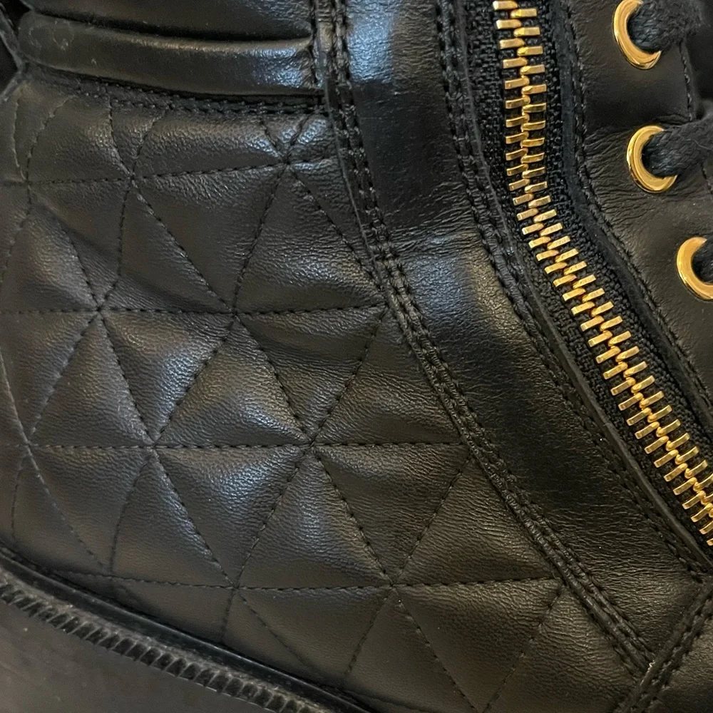 Balmain Army Quilted Leather Combat Boots 🖤 - Picture 4 of 15